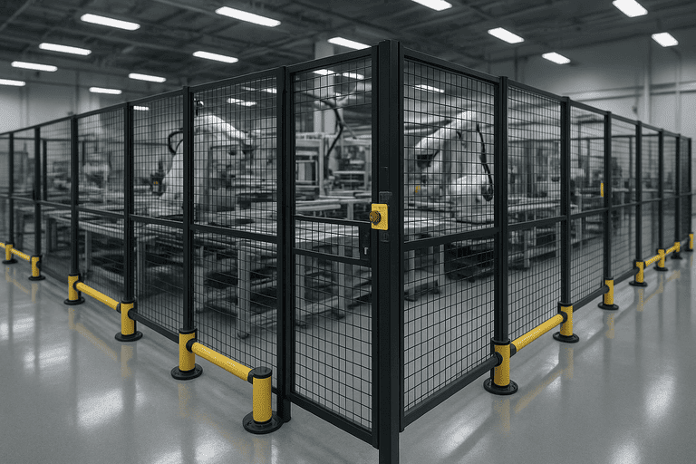 Production Line Safety Fencing Manufacturer Pune India