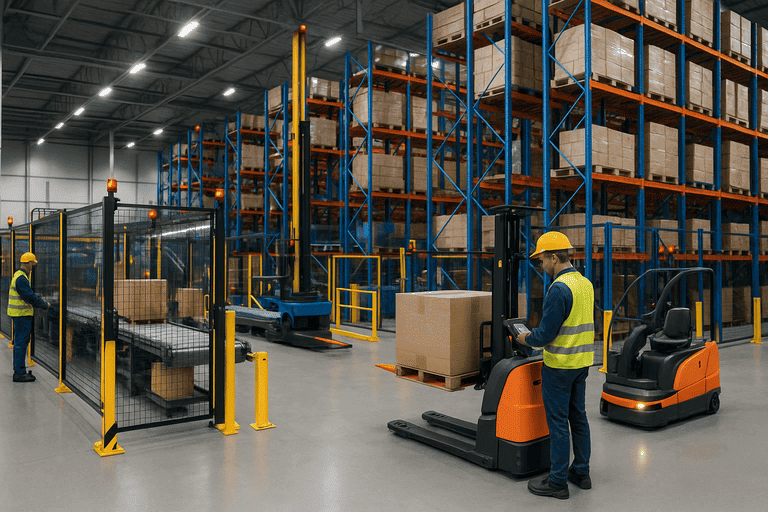 Warehousing Logistics Industry Industrial Solutions Safety Solutions