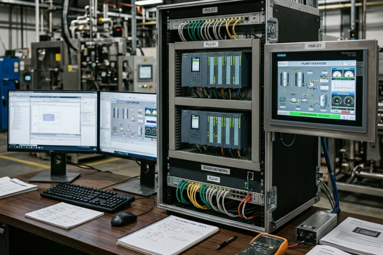 PLC SCADA HMI Programming Services | Siemens Allen Bradley Mitsubishi India