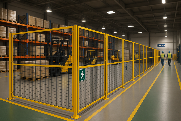 Warehouse Safety Fencing